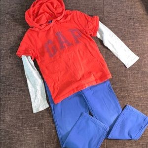 Gap shirt & children’s place pants